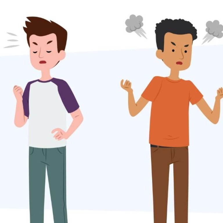 Grupo de pessoas com expressões de raiva e irritação, ilustrando situações de falta de paciência e irritabilidade.